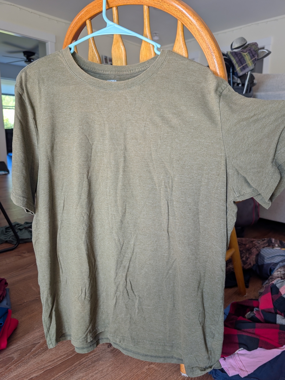 Sonoma Men's Short Sleeve Crew Tee - Olive XL
